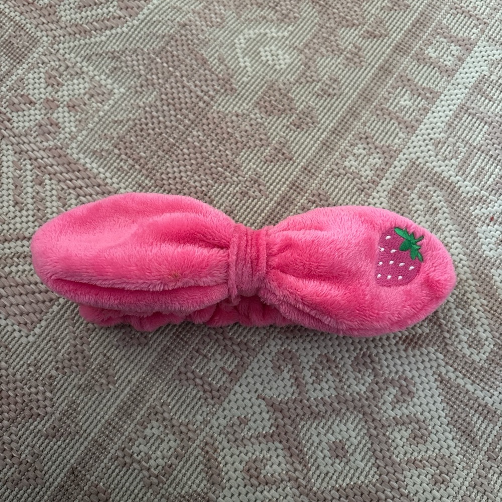 Pink Strawberry Headband